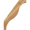 Ekena Millwork 6"W x 24"D x 32"H Funston Rough Sawn Knee Brace, Western Red Cedar BRC06X24X32FST00RWR - alternate 3